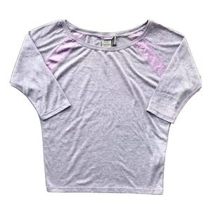 Nike 6.0 Top Sz Small Purple 3/4 Length Sleeve Workout Sample Piece Rare Womens